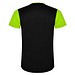 Detroit T-Shirt Unisex aus recyceltem Material, limone / schwarz, M