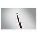 Druckkugelschreiber Aluminium SPARTA, Schwarz
