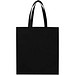 EcoSeal GRS-recycelte Nonwoven Tragetasche mit Zeitenfalten 12 L, schwarz