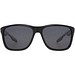 Eiger polarisierte Sonnenbrille mit Etui aus recyceltem Kunststoff, schwarz