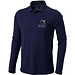 ELEVATE Herren Langarm Poloshirt Oakville, dunkelblau, L