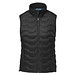 Epidote GRS isolierter Daunen-Bodywarmer für Damen aus recyceltem Material, schwarz, XXL