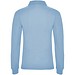 Estrella Langarm Poloshirt für Damen, himmelblau, 3XL
