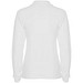 Estrella Langarm Poloshirt für Damen, weiss, 2XL