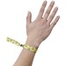 Evi Sublimation Festival Armband mit Metallverschluss aus recyceltem PET Kunststoff, weiss
