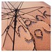 FARE® AC-Stockschirm Nature, schwarz/Strand-thx-Design