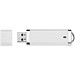 Flat USB-Stick, weiss, 2GB