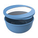 Food-Bowl ToGo, 1,0 l, behagliches blau/transparent