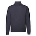 FRUIT OF THE LOOM® Unisex Sweatshirt Zip-Neck, navy, L