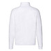 FRUIT OF THE LOOM® Unisex Sweatshirt Zip-Neck, weiß, M