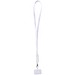 Franz 5 in 1 Lanyard Kabel aus recyceltem Kunststoff für Smartphones mit integrierter Datensynchronisierung und 65 W Schnellladefunktion, weiss