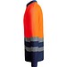 Sicherheits-Langarm-Poloshirt, XXXL, Marineblau/Neon-Orange