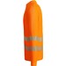 Sicherheits-Langarm-Poloshirt, XXXL, Neon-Orange