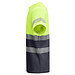 Funktionsshirt Tauri mit kurzen Ärmeln, L, bleigrau/fluor yellow
