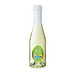 Oster-Piccolo, 6 x Secco Piccolo 0,2 l, Flasche klar, Kapsel weiß
