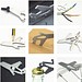 Geschenkartikel: ROMINOX® Key Tool Airplane / Flugzeug (19 Funktionen) im Motiv-Mäppchen Danke, silber