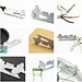 Geschenkartikel: ROMINOX® Key Tool Cargo Ship / Containerschiff (19 Funktionen) im Motiv-Mäppchen Danke, silber
