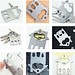 Geschenkartikel: ROMINOX® Key Tool House / Haus (21 Funktionen) im Motiv-Mäppchen Danke, silber