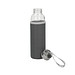 Glasflasche mit Hülle Pure, 0,5l, transparent