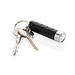 Globix USB Schlüsselanhänger-Taschenlampe aus RCS rABS, schwarz