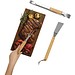 Grillbesteck NATURE BBQ,braun, silber