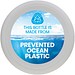 H2O Active® Eco Base 650 ml Sportflasche mit Drehdeckel, transparent/weiß