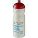 H2O Active® Eco Base 650 ml Sportflasche mit Stülpdeckel, elfenbeinweiß/ rot