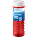H2O Active® Eco Treble 750 ml Sportflasche mit Drehdeckel, rot, weiß