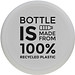 H2O Eco Base 650 ml Sportflasche mit Drehdeckel, kohle/weiß