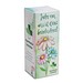 Handgefertigte Glasblume, Ostern, gelb, 1-seit. Druck