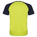 Indianapolis T-Shirt Unisex aus recyceltem Material, Fluor Yellow / schwarz, L