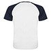 Indianapolis T-Shirt Unisex aus recyceltem Material, weiß / Navy Blue, M