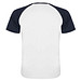 Indianapolis T-Shirt Unisex aus recyceltem Material, weiß / Navy Blue, S