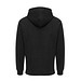 Iqoniq Abisko Zip-Kapuzenpullover aus recycelter Baumwolle, schwarz