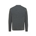 Iqoniq Denali ungefärbt. Rundhals-Sweater aus recycelter BW, ungefärbtes Anthrazit, S