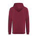 Iqoniq Jasper Hoodie aus recycelter Baumwolle, burgunderrot