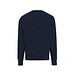 Iqoniq Kruger Relax-Rundhals-Sweater aus recycelt. Baumwolle, navy blau, XXL