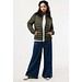 IQONIQ Maiko Damen Steppjacke aus recyceltem Polyester, khaki, XXS