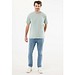 IQONIQ Nikko Heavyweight T-Shirt aus recycelter Baumwolle, Iceberg green, L