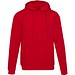 Jasper 280 g/m² Kapuzenpullover Unisex, rot, 3XL