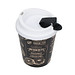 Kaffeebecher PremiumPlus small, 250 ml, weiß/schwarz