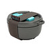 Kaffeebecher up2u, 0,35 l, aprikose/weiß