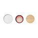 Kerze im Glas 200 g KEOPS MEDIUM, Bordeaux