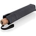 Knirps Timber manual Taschenschirm, dark grey