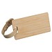 Kofferanhänger aus Bambus , beige
