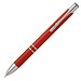 Kugelschreiber Baltimore, blaue Mine, rot-metallic