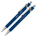 Metall-Kugelschreiber Faro, blaue Mine, blau