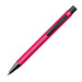 Kunststoff-Kugelschreiber "Galway" mit Clip aus Metall, blaue Mine, pink