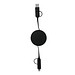 Lade- und Datenkabel TRANSFER ROUND,schwarz