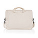 Laluka AWARE™ 15.4 Zoll Laptop-Tasche aus recycelter Baumwolle, off white